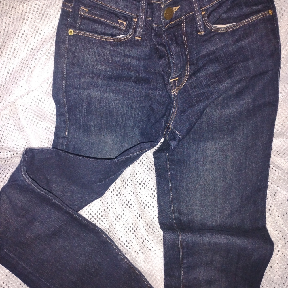Frame Denim Dark Blue Skinny Jeans
